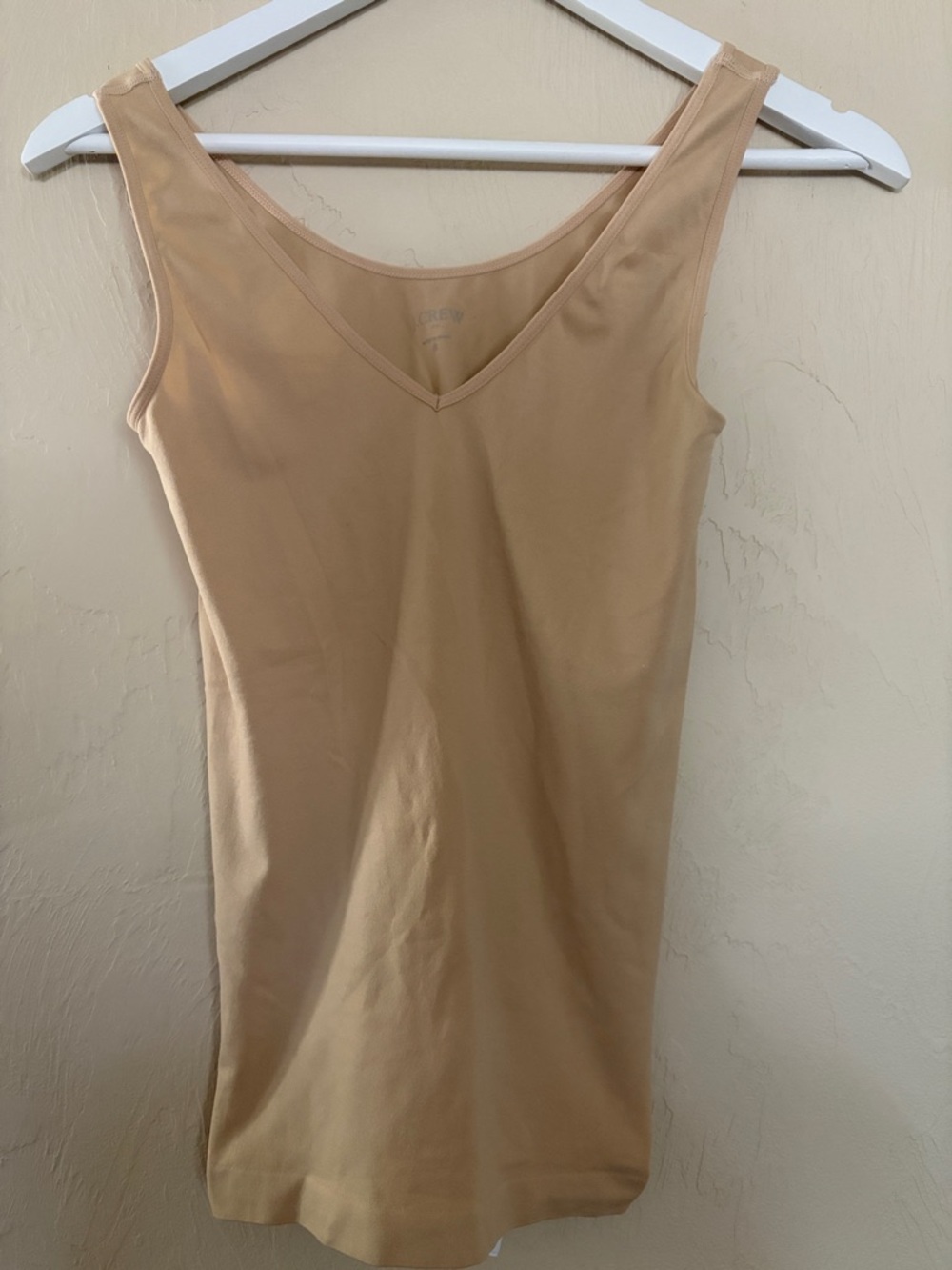 J. Crew Nude V-Neck Camisole. Worn Once. Excellent Like New Condition.